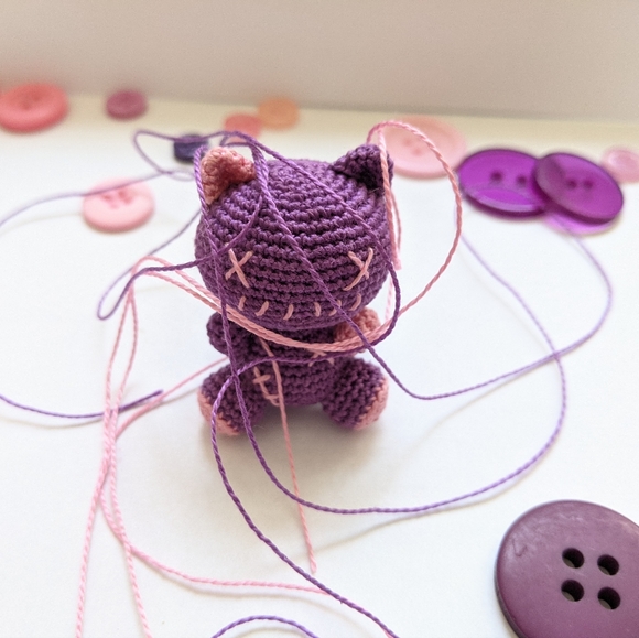 Crochet voodoo cat - Picture 2 of 6